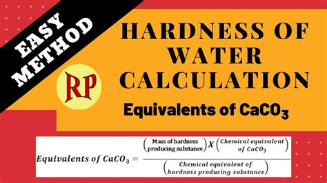 water hardness test calculation|caco3 water hardness calculator.